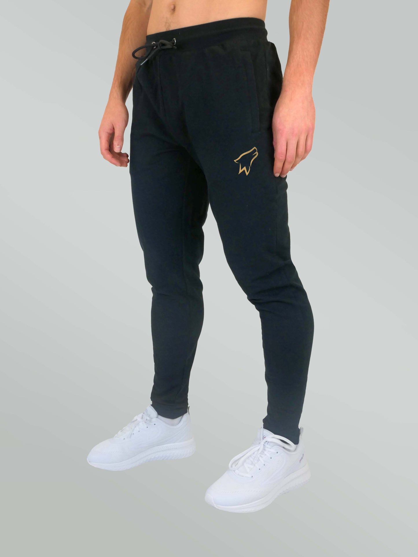 Essential Joggers Zwart/Beige