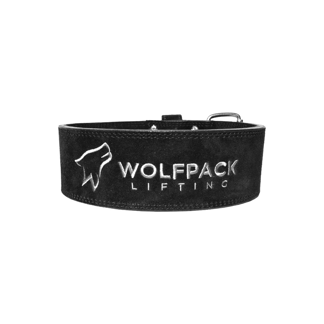 Klassischer Hebegurt - Schwarz/Weiß – Wolfpack Lifting