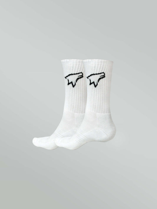 Lange Socken weiß